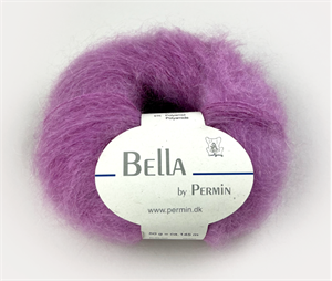 Bella by permin kid mohair - lys lavendel